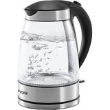 2200 W, 1.7 Lt Cam Kettle, Şık ve Kullanışlı, Siyah Renk Seçeneğiyle. - Ahşap