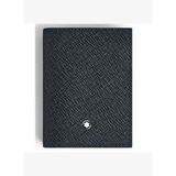 220391 Montblanc Sartorial 6 cc Mavi Deri Kartlık