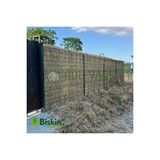220CM Yükseklik x 200CM Genişlik Doğal Bambu Kamış Hasır Çit Dekoratif Bahçe Balkon ve Duvar Çiti Reed Fence