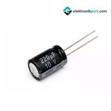 220Uf 10V Elektrolitik Kondansatör