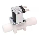 220V 1/2 İnç Plastik Gövdeli Su Solenoid Valf Normalde Kapalı