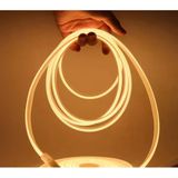 220V 5 Metre Cob Neon Led Şerit 4800 Lümen 50W 3000K Günışığı Ip65 Yapışkanlı 50Cm Kesilebilir Fiş Dahil Vitrin