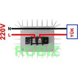 220V 5000W Dimmer Scr Ac Motor Hız Devir Kontrol Elektrikli Fırın Rezistans Su Isıtıcı Lamba
