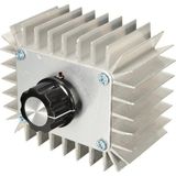 220V 5000W Motor Dimmer Hız Kontrol Kartı, Manuel, Basma Düğmesi, Gümüş - Çok Renkli