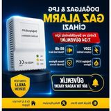 220V 85DB Hassas Gaz Kaçağı Dedektörü Doğalgaz ve Lpg Alarm Cihazı