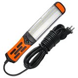 220V Seyyar Lamba 7 Metre Fişli Kablolu 100 Led’li ON/OFF Anahtarlı Sabitlemek için Askı Kancalı ve Mıknatıslı Led Çalışma ve aydınlatma Lambası (30X5.4X2.8cm)