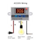 220V Termostat Xh-W3002 Dijital Termostat Sıcaklık Kontrol Cihazı Isıtma Ve Soğutma Modu 220V-1500W