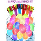 222 Parça Oyuncak Su Doldurma Aparatlı Su Balonu Parti Eğlence Dış Mekan Oyuncağı