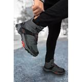 2222-Forza Anatomik Kaydırmaz Tabanlı Soft Shell Outdoor Trekking Erkek Bağcıklı Spor Bot