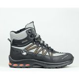 2223-JAMPER Anatomik Kaydırmaz Tabanlı Soft Shell Outdoor Trekking Erkek Fermuarlı Spor Bot - NKT02223-GRI-41