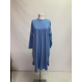 2224_Basic Uzun Kollu Tesettür Tunik., 00404 Mavi, S/M