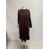 2224_Basic Uzun Kollu Tesettür Tunik., 00427 Kahverengi, S/M