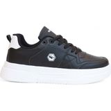 2227-WICKERS Air Force Modeli Anatomik Tabanlı Üst Kalite Unisex Sneakers Ayakkabı - NKT02227-SIYAH-BEYAZ-36 - Siyah - Beyaz