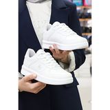 2228-WICKERS Air Force Modeli Anatomik Tabanlı Üst Kalite Unisex Sneakers Ayakkabı - NKT02228-BEYAZ-37