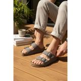 2236-look Life Unisex Çift Tokalı Ultra Hafif Havuz,plaj Ve Günlük Kullanıma Uygun Terlik Kum