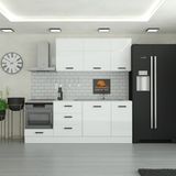225 cm Mutfak Dolabı Mdf Kapak Tezgah Dahil YRKN225 97