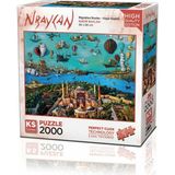 22523 Migration Routes Hagia Sophia 2000 Parça Puzzle -Puzzle