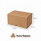 22,5X14,5X13 Cm E-Ticaret Ve Kargo Kutusu (50 Adet)