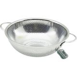 22CM Metal Kulplu Çelik Sepet Süzgeç Ince Tel Ayaklı (4887) - Renkli - 1