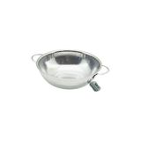 22Cm Metal Kulplu Çelik Sepet Süzgeç İnce Tel Ayaklı Go53/01362