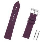 22mm Bordo Spor Hakiki Deri Saat Kordonu Kayış