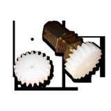 22mm Plastik Dişli ( 3mm D Tipi Milli N20 Motora Uygun)