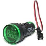 22MM Yeşil LED Akım Trafolu Ampermetre, 0-100A, Yüksek Hassasiyetli Ölçüm Cihazı - Seçenek 1