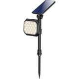 22W Solar Çim Armatürü - Güneş Enerjili, Fotoselli, IP65 Suya Dayanıklı 2 Modlu Bahçe Lambası - Gün Işığı