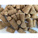 22x33x17mm Mantar Tıpa Şişe Mantarı - Doğal Mantar Tıpa - Şarap Şişesi Mantar Tıpası 10 Adet