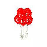 23 Nisan 29 Ekim Süsleme 50 Adet Ay Yıldızlı Balon