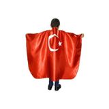 23 Nisan Ay Yıldızlı Çocuk Pelerini (kız-erkek)