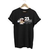 23 Nisan Çocuk Bayramı Mustafa Kemal Atatürk Baskılı %100 Pamuk Regular Fit Bisiklet Yaka T-Shirt - 3XL - Siyah