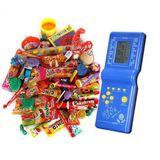 23 Nisan Nostaljik Hediye Kutusu Mavi Tetrisli Büyük Boy 80'ler 90'lar