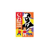 23 Nisan Ulusal Egemenlik Ve Cocuk Bayrami Eko Kum Boyama Seti 10 Adet-Red Castle 23Nsn-101