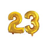 23 Yaş Sayı Folyo Balon Gold 40 İnç 100 cm