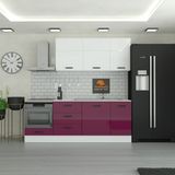 230 cm Mutfak Dolabı Mdf Kapak Tezgah Dahil YRKN230 102