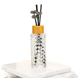 230 ml Kristal Cam Şişe Dark Amber Oda Kokusu