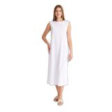 2304_Kolsuz Elbise Astarı Pamuk İçlik Jüpon, 00200 Beyaz, 38