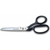 232-8 Tekstil / Yatık Regula Makası No: 8 Inç / 20,32 cm - Nikel Kaplama, Siyah Saplı - Renkli