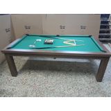 234x130x80 cm Amerikan Bilardo ve Yemek Masası