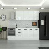 235 cm Mutfak Dolabı Mdf Kapak Tezgah Dahil YRKN235 97