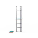 2*3=6 Mt 80X25 Uc Parcalı Surgulu Merdıven