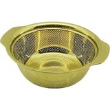 23CM Gold Paslanmaz Metal Sepet Süzgeç Kendinden Kulplu (4887) - 1 - Renkli