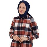 23KT402 Kışlık Oduncu Tesettür Tunik Armine Trend