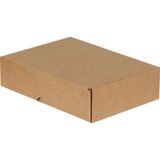 23X14x8cm Kilitli Kutu - Kraft