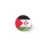 24 Adet - 7 cm Sticker Etiket - Vektörel Ülke Bayraklı Sahrawi Arab Democratic Republic Sahra Arap Demokratik Cumhuriyeti Bayrağı