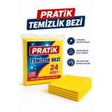 24 Adet Sarı Bez 30 X 35 Cm Genel Mutfak Bezi Temizlik Bezi