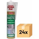 24 Adet Somafix Akrilik Mastik Beyaz SE450