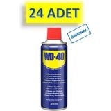 24 Adet Wd-40 Çok Amaçlı Sıvı, Yağ Çözücü, Pas Sökücü, Temizleyici ve Koruyucu Bakım Spreyi 400 ml