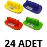 24 Adet Yazı Tahtası Silgisi Plastik Karışık Renk